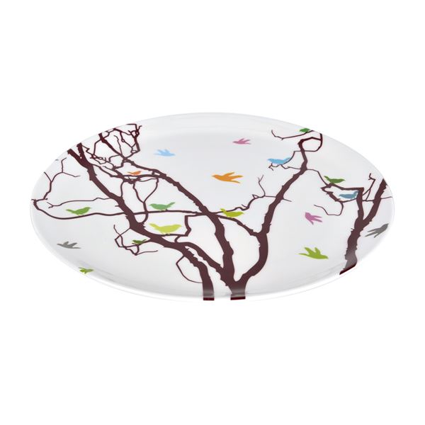 Modern House, birds assiett 22,5cm burgu