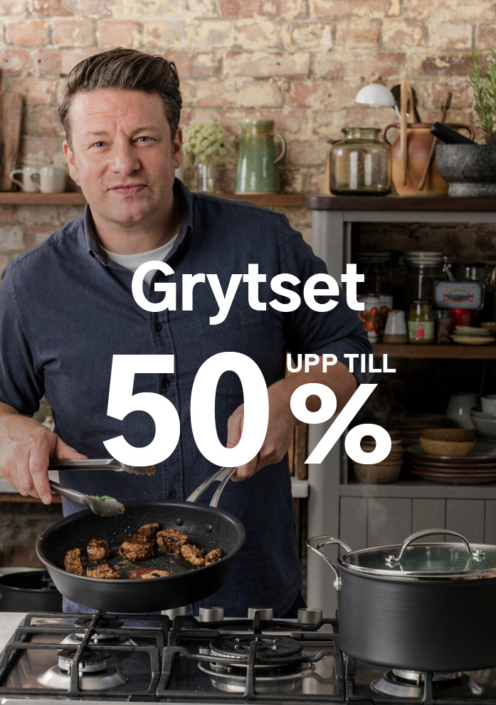 Grytset upp till 50%