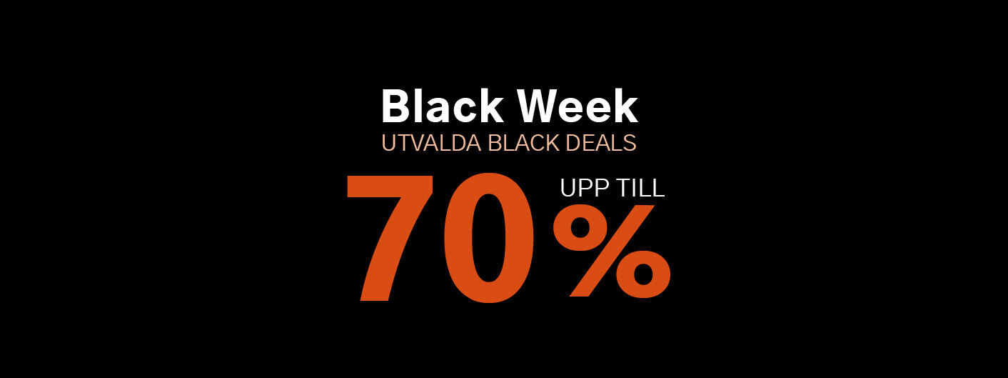 Black deals upp till 70%