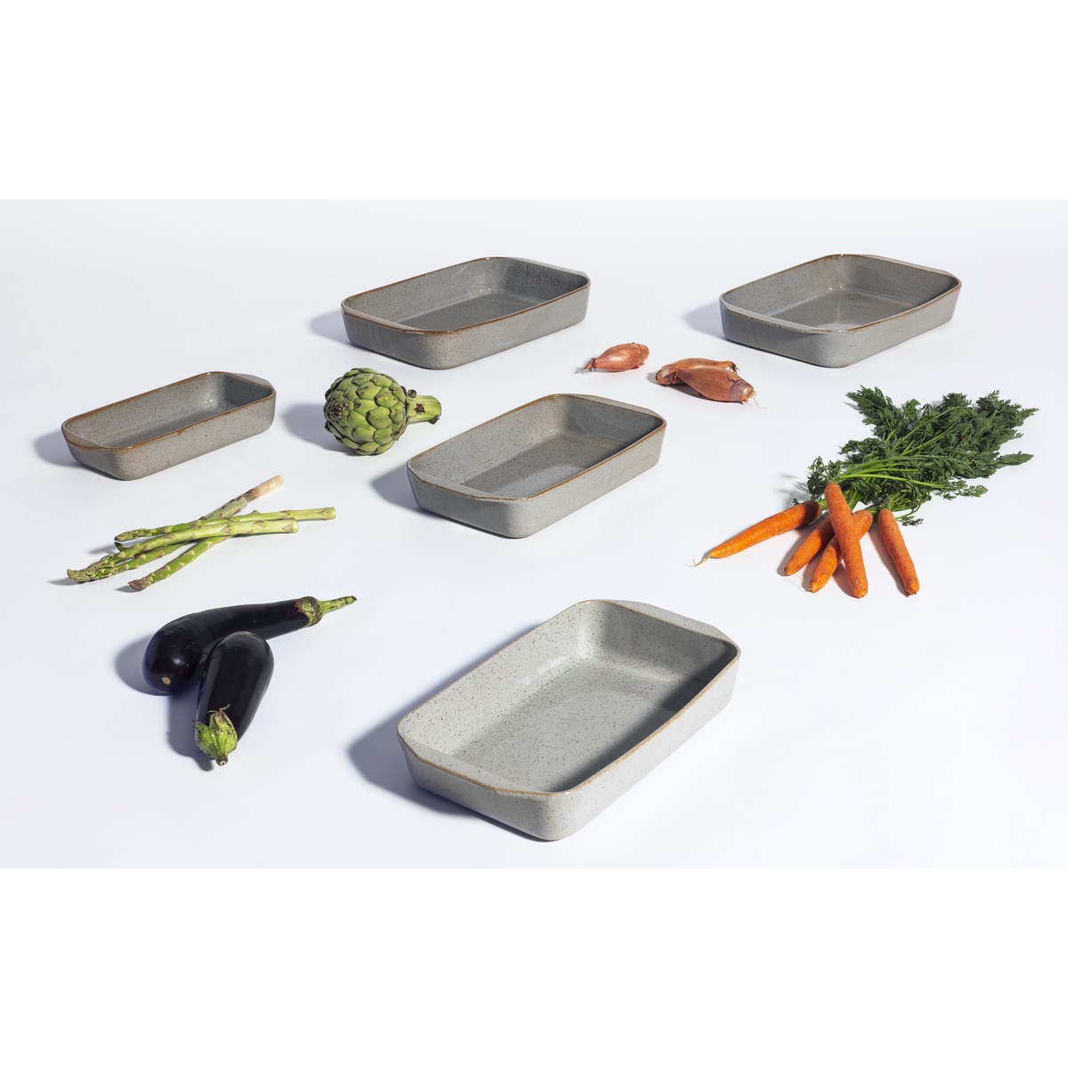 Lyngby Porcelæn Dan-Ild Ugnsfast Form 36x21 cm Sand