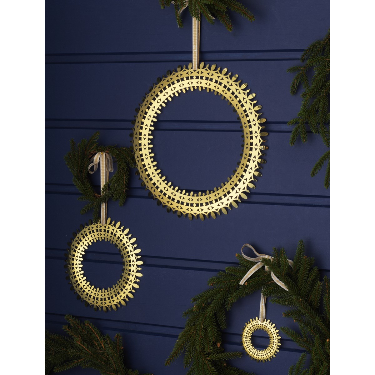 Bjørn Wiinblad Christmas Julkrans 25 cm Mässing